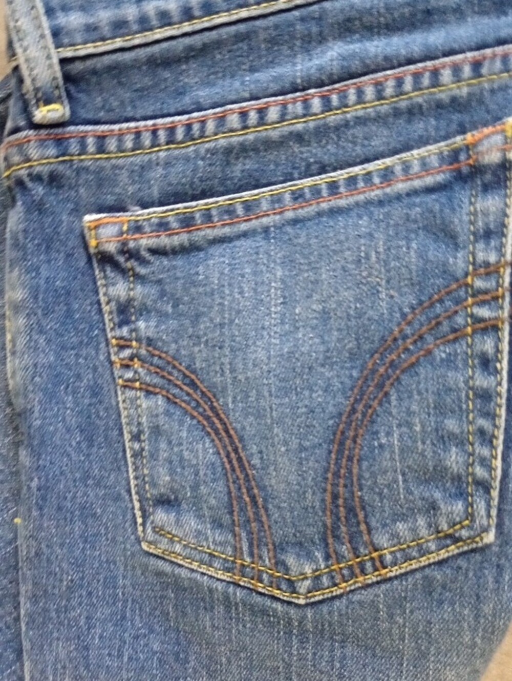 Hollister Medium Blue Flare Jeans - Picture 6 of 10